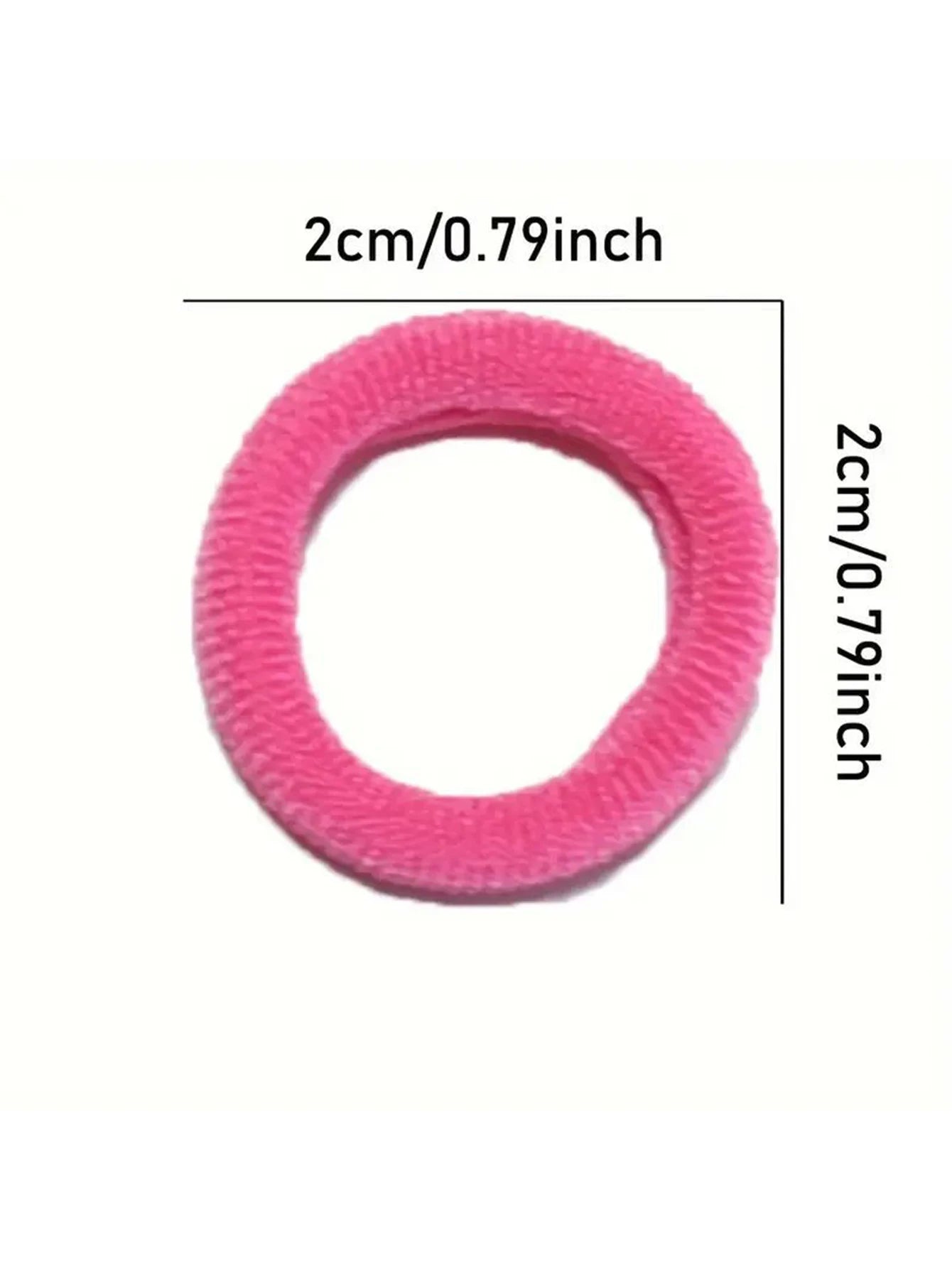 Small Hair Ties – Colorful Nylon Elastic Bands for Girls