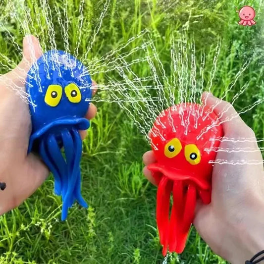 Octopus Squeeze Water Toy for Bath and Summer Play