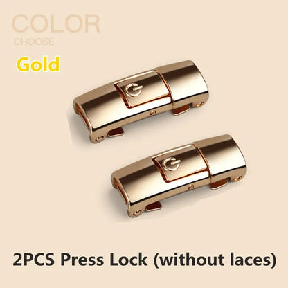 No Tie Shoe Laces with Press Lock for Kids and Adults