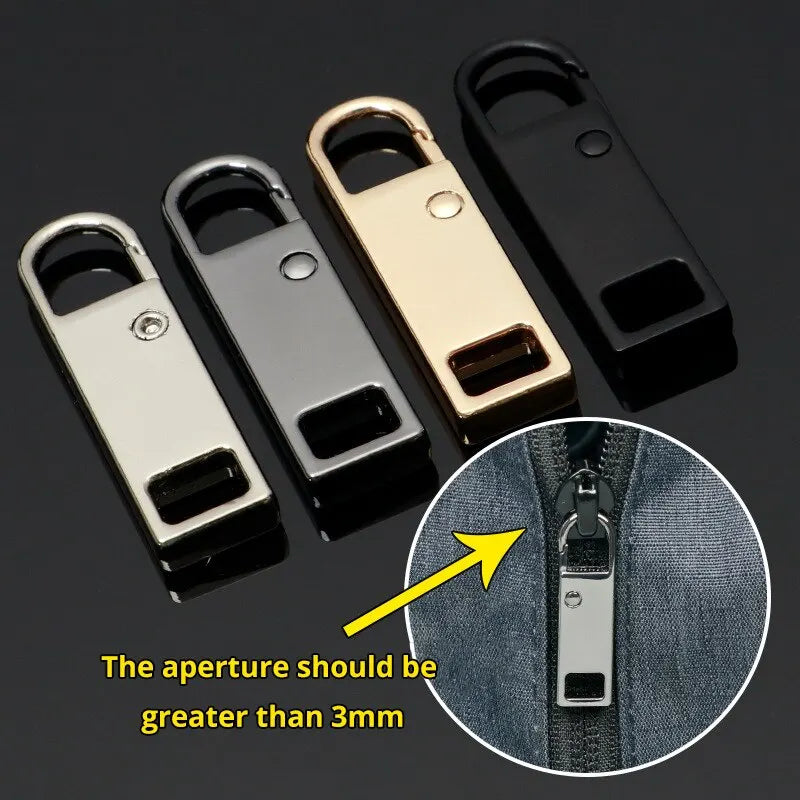 Replacement Zipper Pull – Detachable Repair Tabs for Clothes & Bags