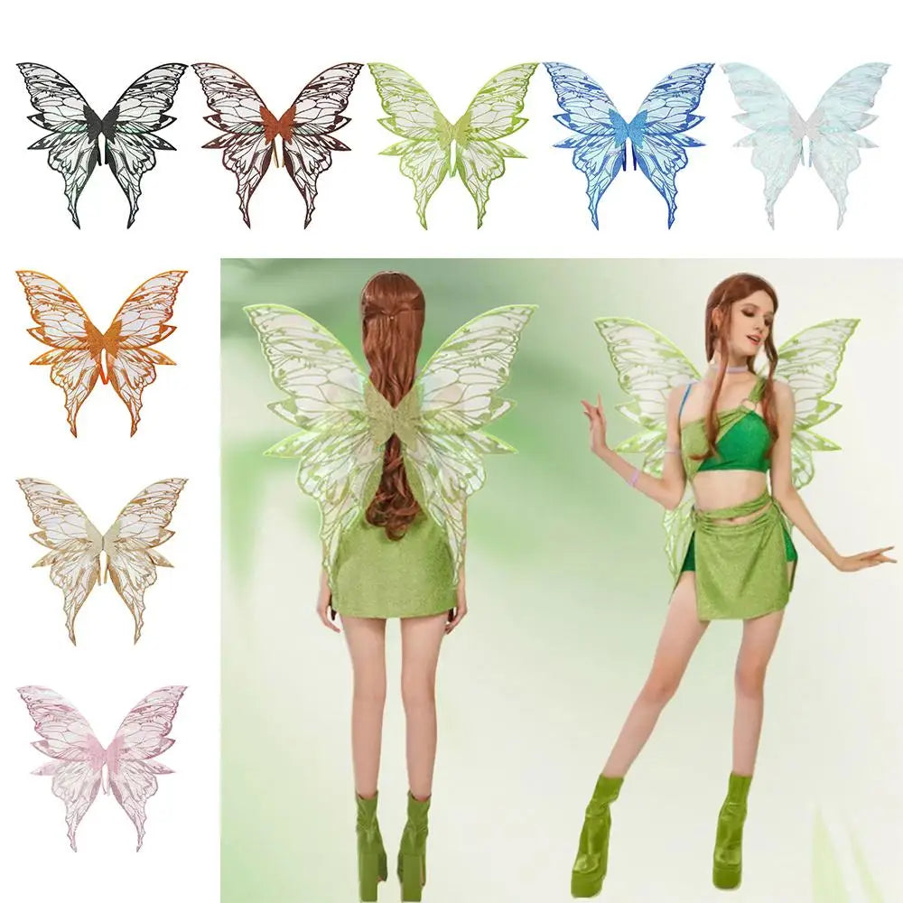 Sparkling Fairy Wings for Kids & Adults – Costume Dress Up