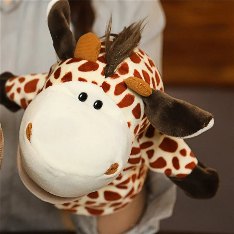 Hand Finger Puppets Plush Cartoon Toys for Kids and Family Play
