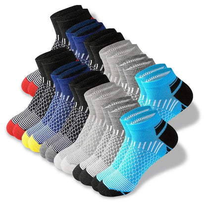 Men's Low Cut Socks – Comfortable Casual Socks, 6 or 12 Pairs
