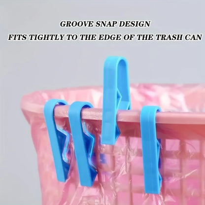 10PCS Trash Can Bag Clips – Non-Slip Trash Bag Holder Clips