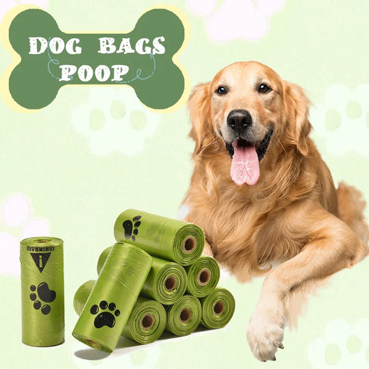 Dog Poop Bags – 10-Pack Extra Thick Leakproof Pet Waste Bags