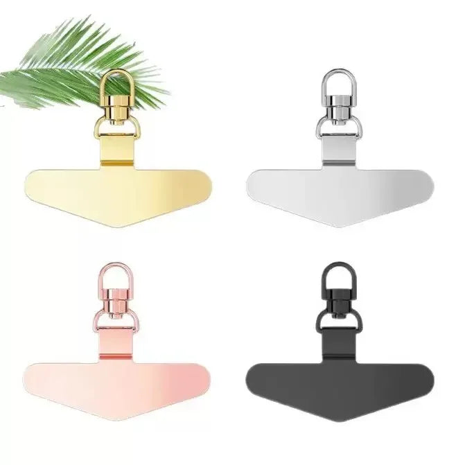 Phone Lanyard Patch – 360° Rotation Metal Tether Tab for Cell Phones