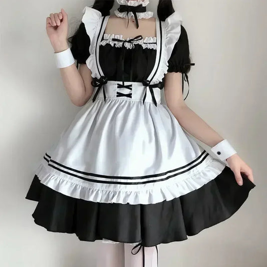 Maid Cosplay Cute Lolita Maid Costumes Women Lovely ostume Animation Show Japan Outfit Dress Plus Size Lolita
