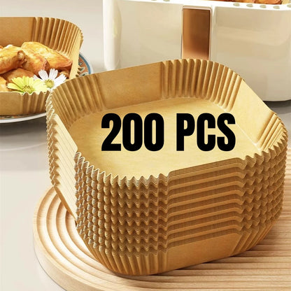 Air Fryer Paper Liners Disposable Non Stick Parchment Baking Sheets