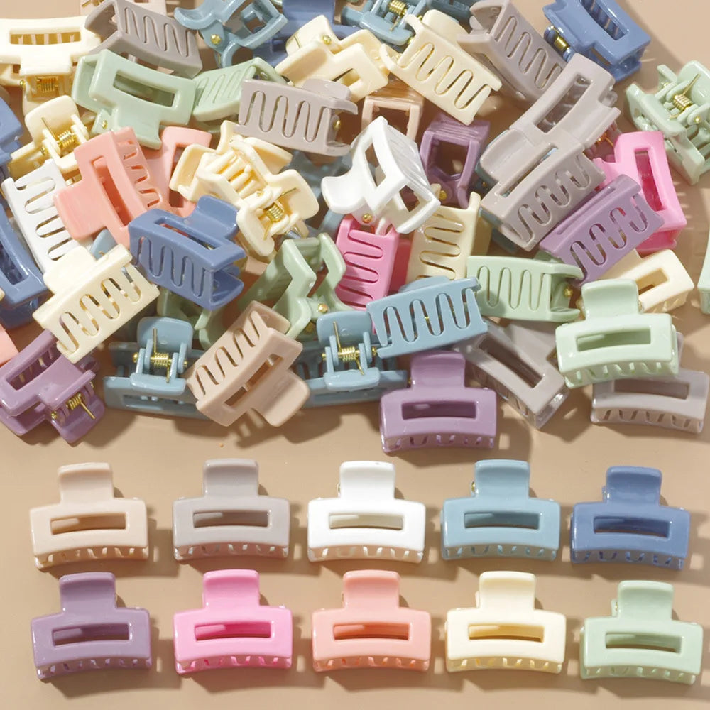 Matte Hair Claw Clips for Women – 20 Piece Candy Color Set