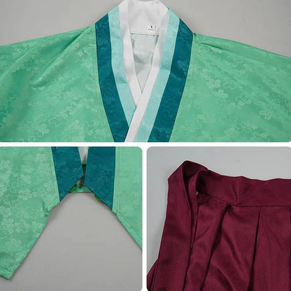 Women’s Anime Cosplay Costume – Kimono Top & Skirt Dress-Up Set