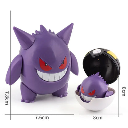 Anime Figure Set, 8cm PVC Collectible Character Models