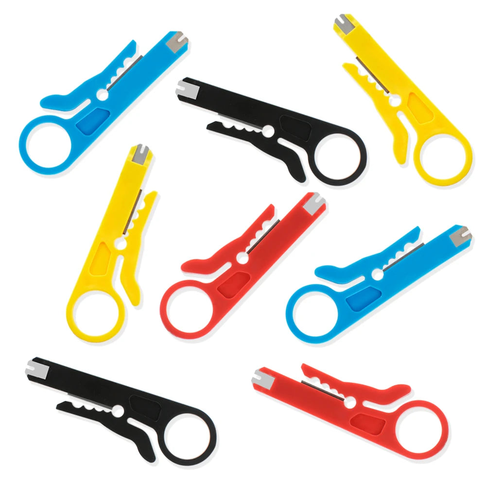Wire Stripper Tool with Cable Cutter and Punch Down Function