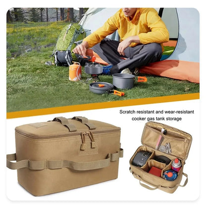 Camping Gas Canister Bag – Large Capacity Outdoor Storage