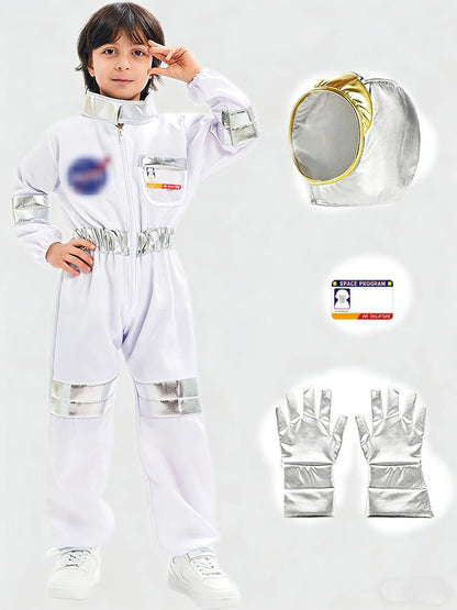 Astronaut Costume – Kids Space Jumpsuit for Halloween & Parties