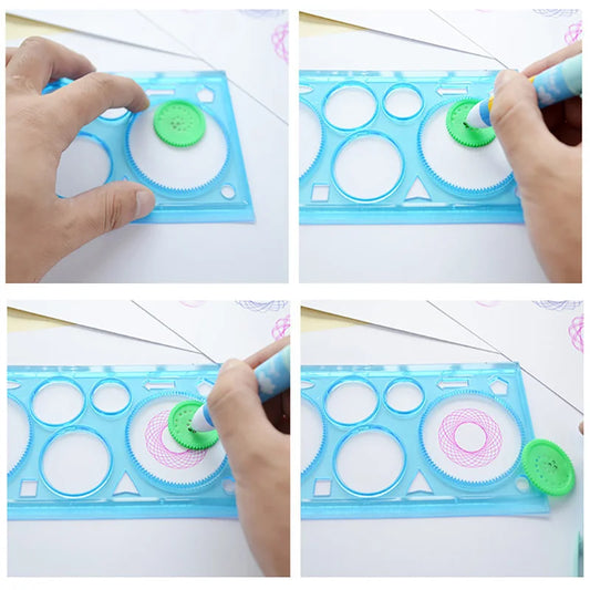 Spirograph Drawing Set – Geometry Stencils for Creative Art