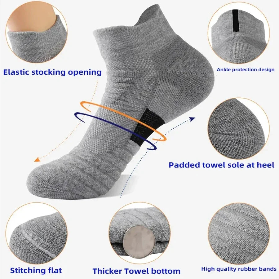 Men's Soccer Socks – Breathable Anti-Slip Sports Socks EU 39-45