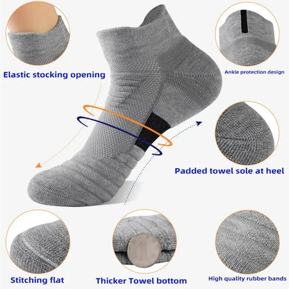 Men's Soccer Socks – Breathable Anti-Slip Sports Socks EU 39-45