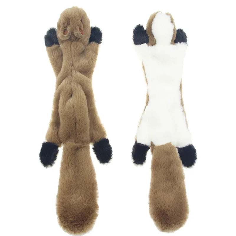 Stuffing Free Dog Toy – 45cm Plush Squeaky Crinkle Toy