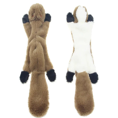 Stuffing Free Dog Toy – 45cm Plush Squeaky Crinkle Toy