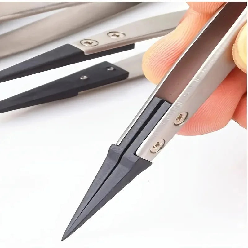 ESD Safe Precision Tweezers for Electronics Repair & Jewelry