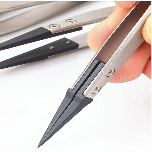 ESD Safe Precision Tweezers for Electronics Repair & Jewelry