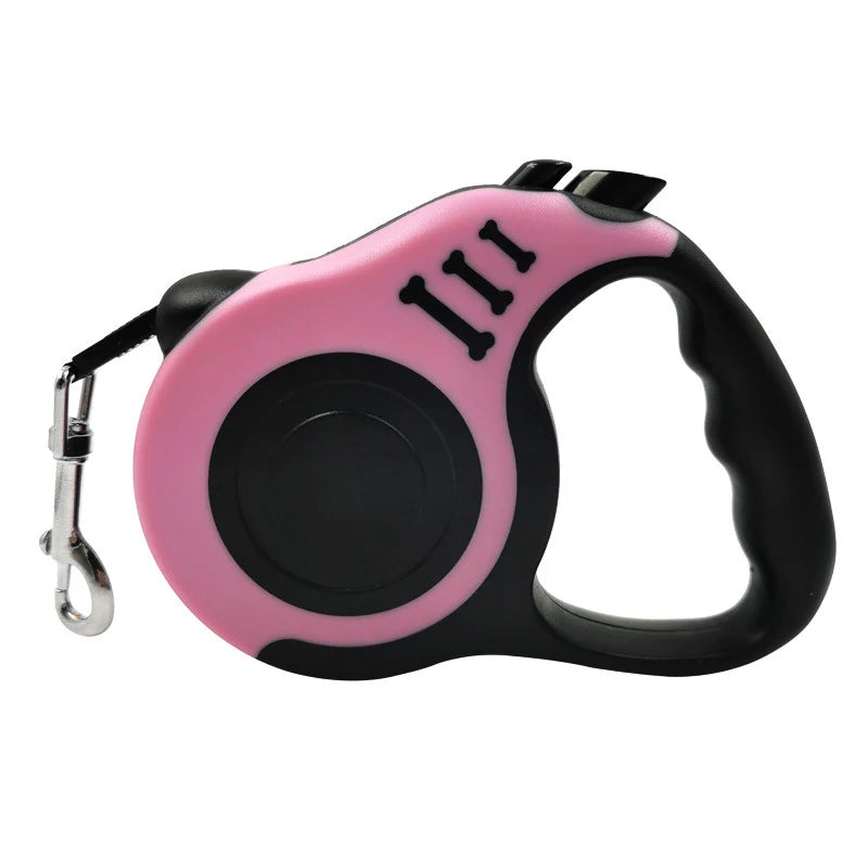 Retractable Dog Leash for Small Dogs & Cats – 3M or 5M Nylon Lead