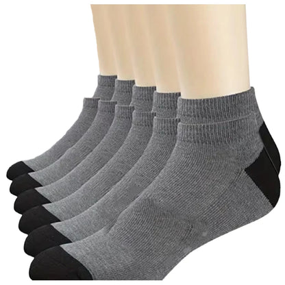 Men's Crew Socks – Breathable Cotton Blend Sports Socks, 5/10 Pairs