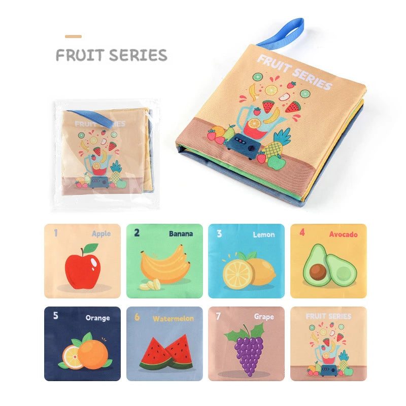 Baby Sensory Book – Soft Touch & Feel High Contrast Learning Toy