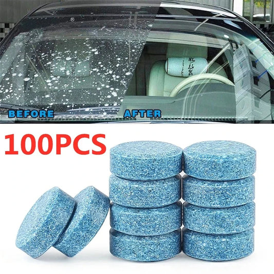Windshield Washer Tablets for Car Glass Cleaning