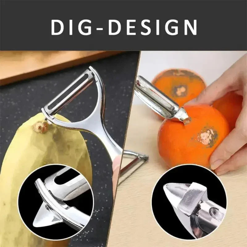 Vegetable Peeler with Stainless Steel Blade for Fruits and Vegetables