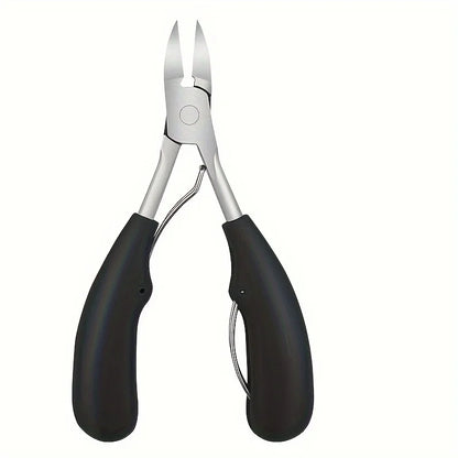 Nail Clippers for Thick Nails with Sharp Curved Stainless Steel Blade