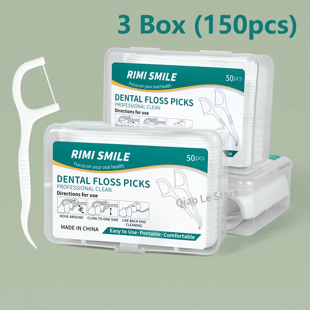 Dental Floss Sticks – Portable Disposable Oral Care Floss