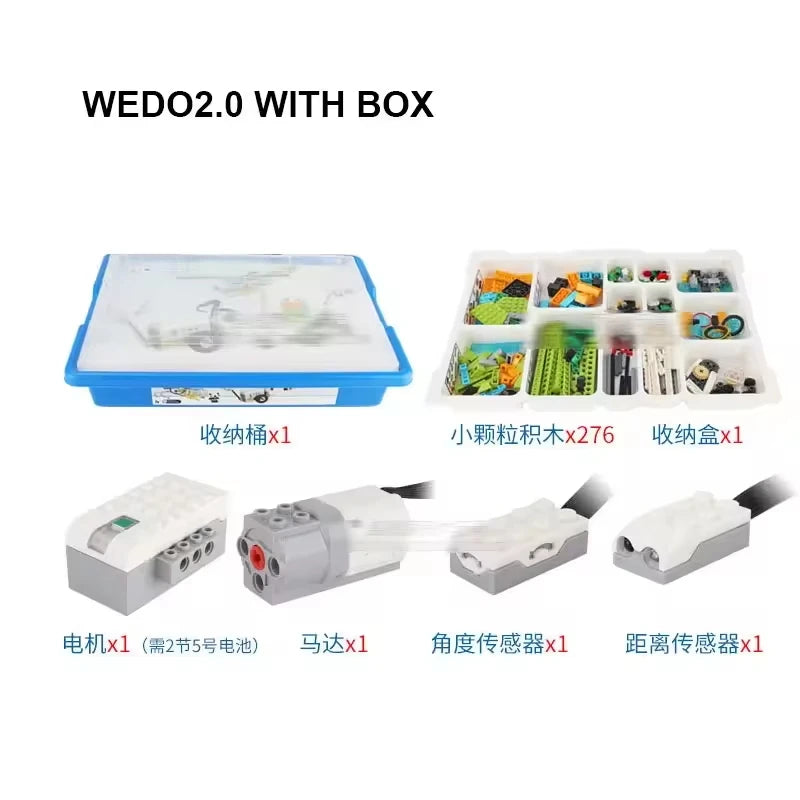 NEW WeDo 2.0 Robotics Construction Set Building Blocks Wedo 2.0 Educational DIY toys