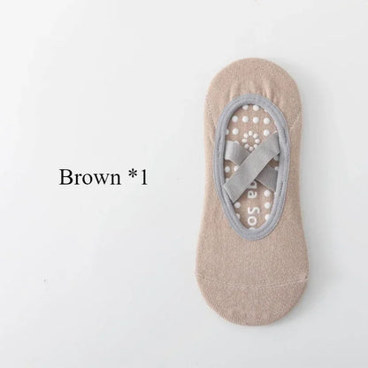 Women’s Yoga Grip Socks Silicone Anti-Slip