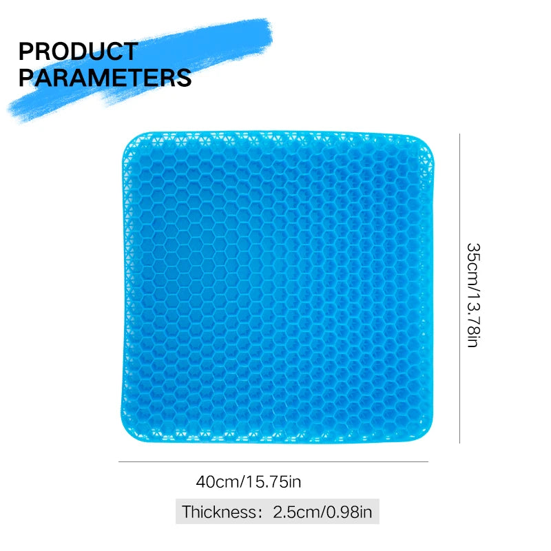 Gel Seat Cushion – Breathable Honeycomb Cushion for Chairs