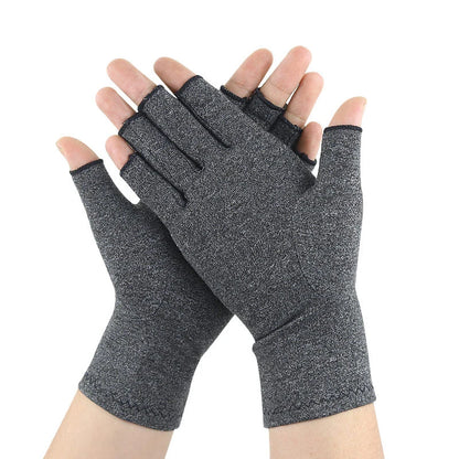 Fingerless Compression Gloves for Hand Support and Sports