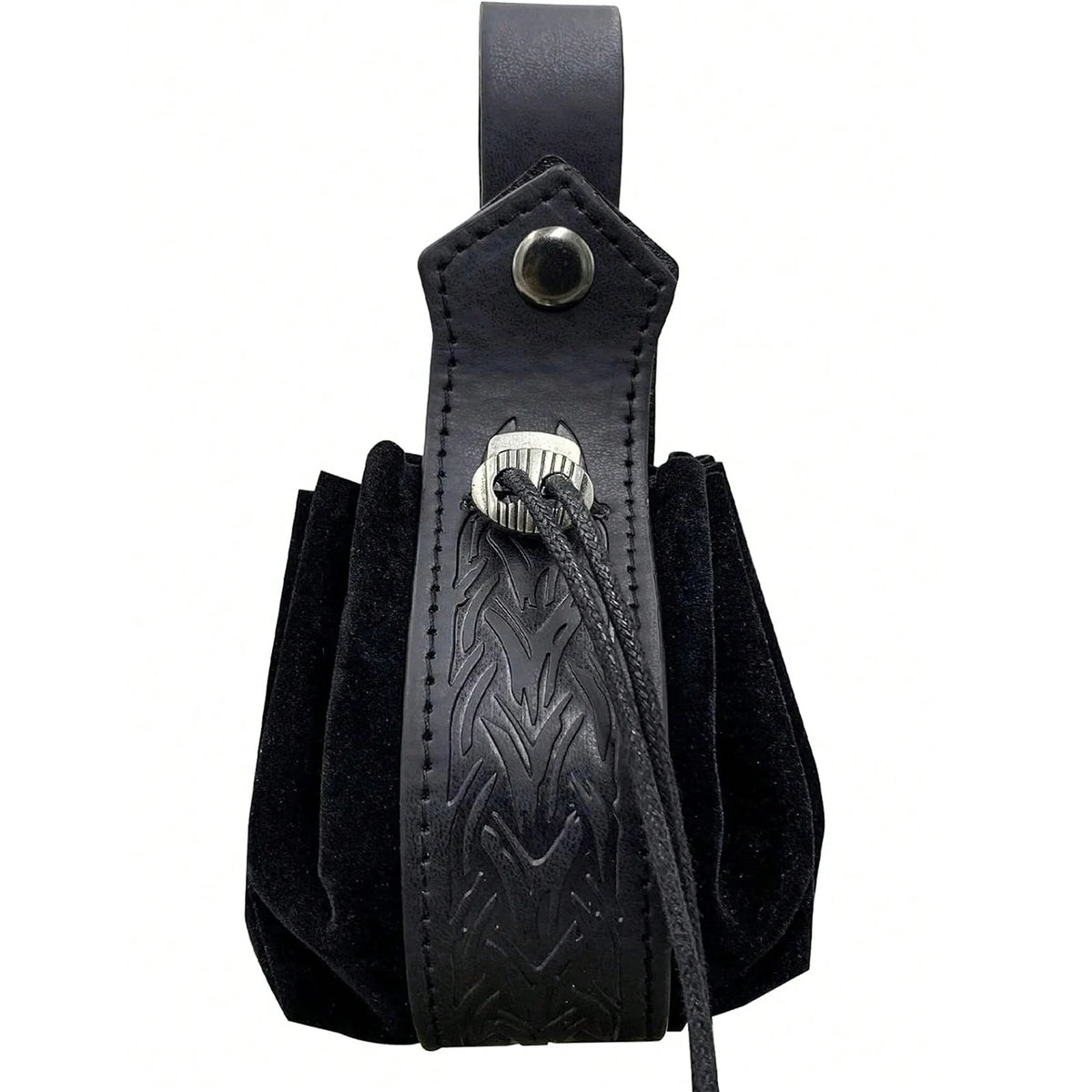 Medieval Viking Waist Bag Retro Drawstring Purse Pouch  Coin Pouch Portable Coin Purse for Renaissance Fairs LARP Cosplay Party