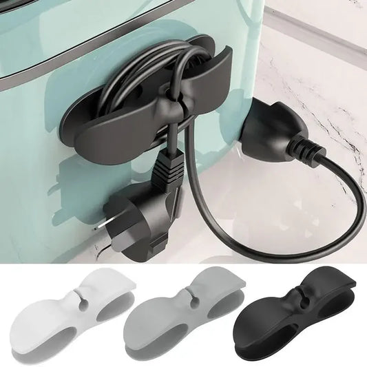 Cable Organizer, Traceless Cord Holder for Home & Kitchen Storage