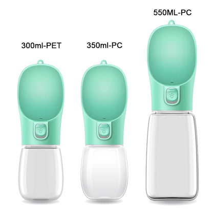 Dog Water Bottle with Drinking Bowl for Walking and Travel