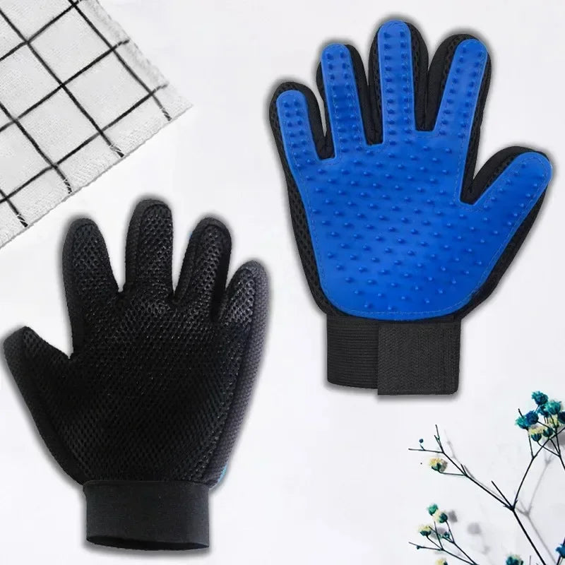 Pet Grooming Glove for Dogs and Cats Hair Removal