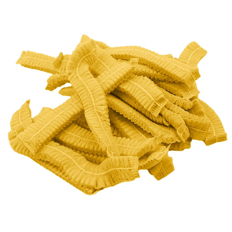 Disposable Shower Caps – 100 Pack Elastic Hair Covers