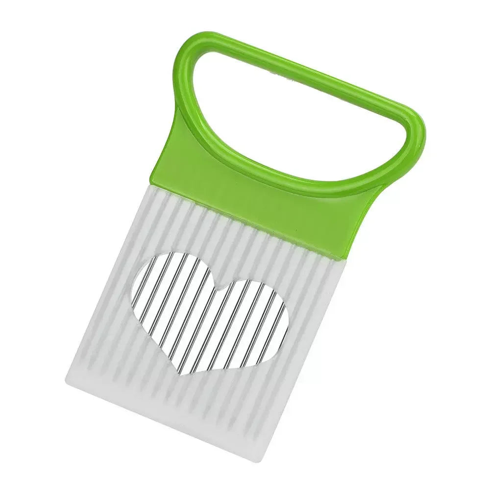 Onion Slicer Holder Stainless Steel Vegetable Cutting Guide