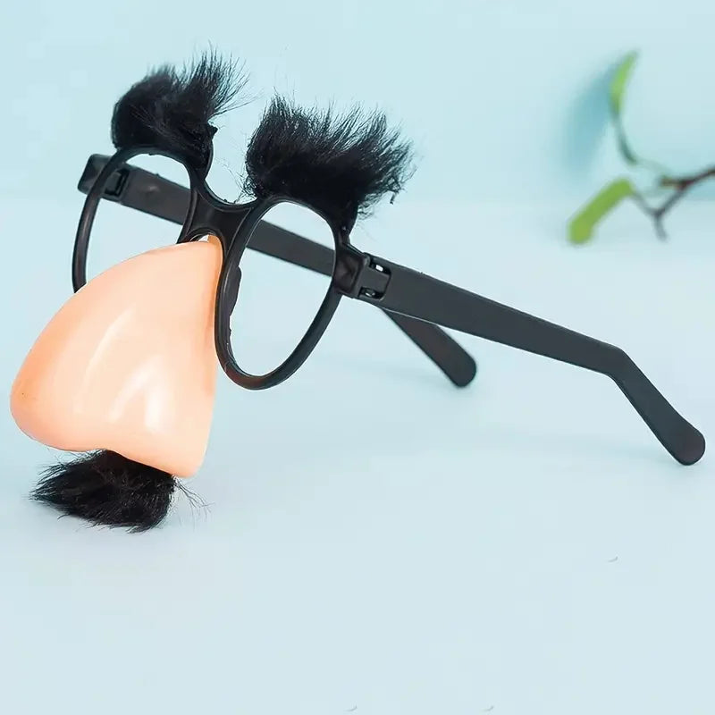 Halloween Costume Glasses with Eyelash, Nose & Beard