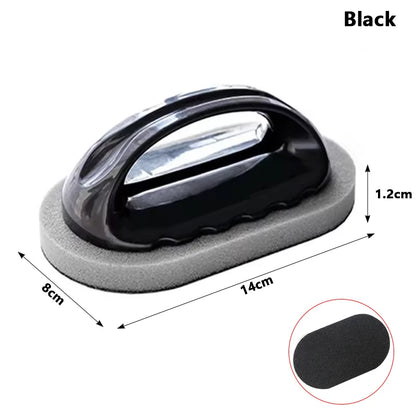Emery Cleaning Sponge Brush with Handle for Kitchen and Bathroom