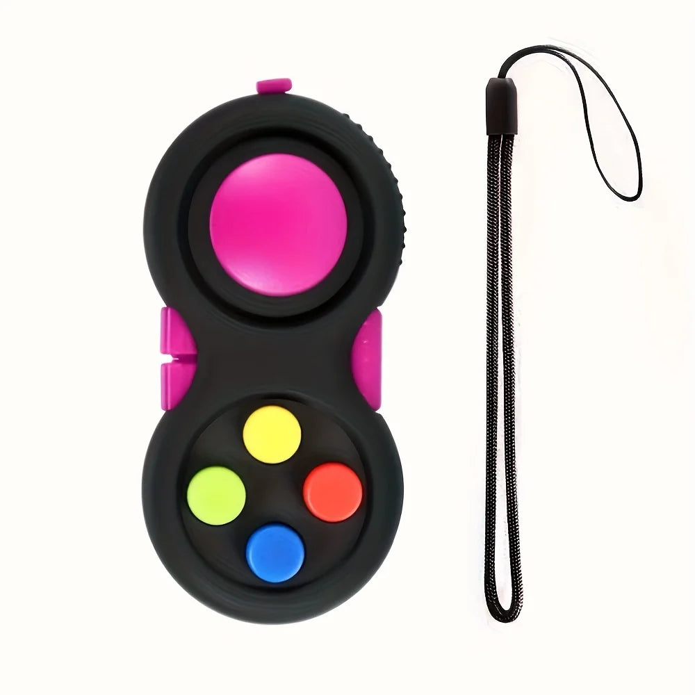 Fidget Pad – 8-in-1 Handheld Sensory Fidget Toy