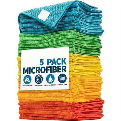Microfiber Cleaning Cloth – Absorbent Kitchen & Bathroom Towel