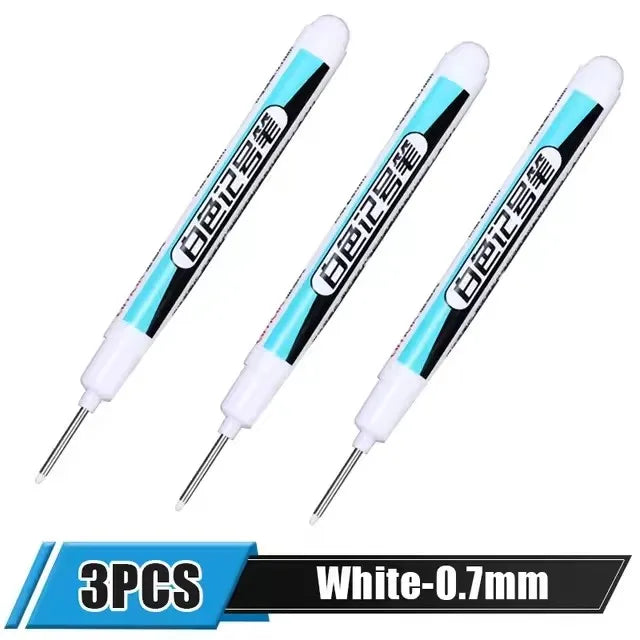 White Paint Marker Pen for Wood, Glass, Metal & Plastic
