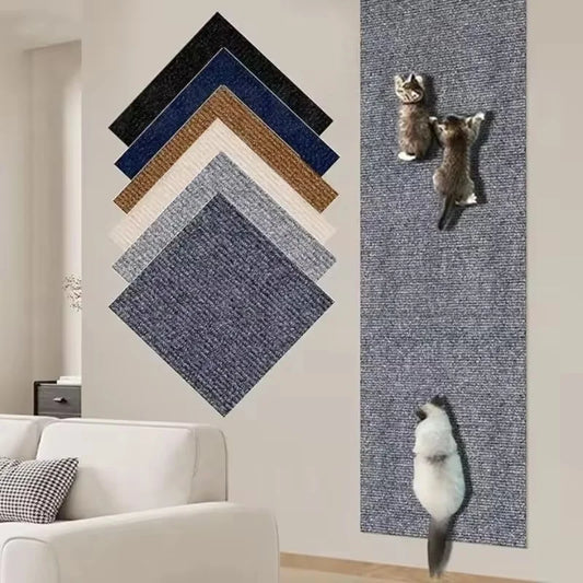 Cat Scratching Mat – Self-Adhesive Trimmable Sofa Protector Pad