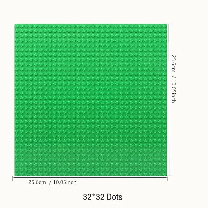 32x32x16x16 Dots Children DIY City Construction Base Plates  Plastic Splice Assembly Building Block Baseplate Entertainment Toys