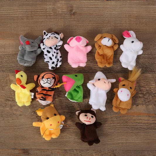 10-Piece Finger Puppets Set for Storytelling & Educational Play